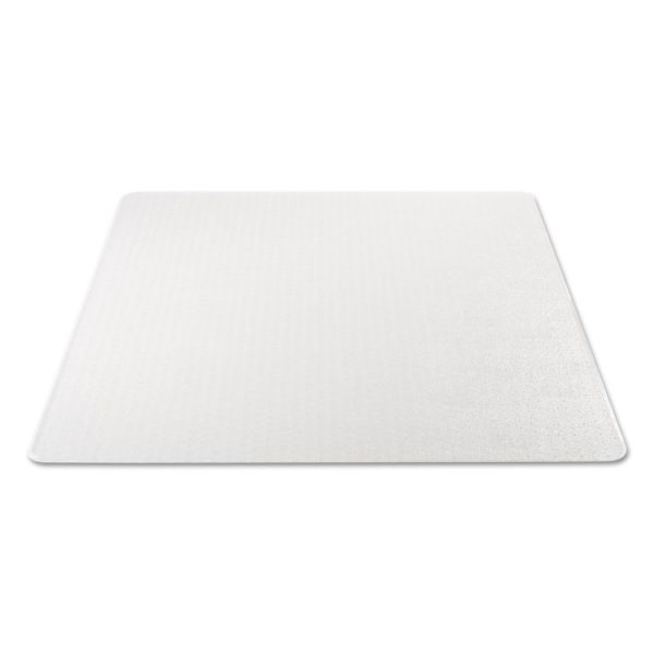 Moderate Use Studded Chair Mat For Low Pile Carpet, 46 X 60, Rectangular, Clear - Image 6