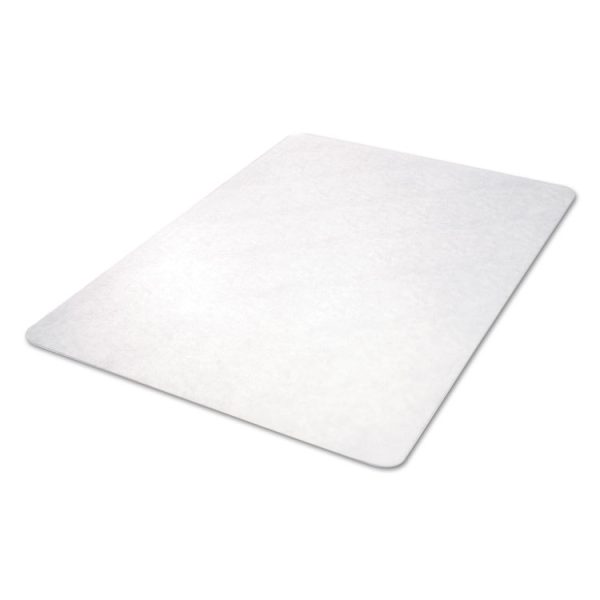 All Day Use Non-Studded Chair Mat For Hard Floors, 46 X 60, Rectangular, Clear - Image 7