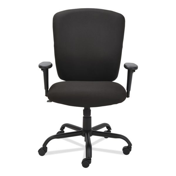 Alera Mota Series Big And Tall Chair, Supports Up To 450 Lb, 19.68" To 23.22" Seat Height, Black - Image 5