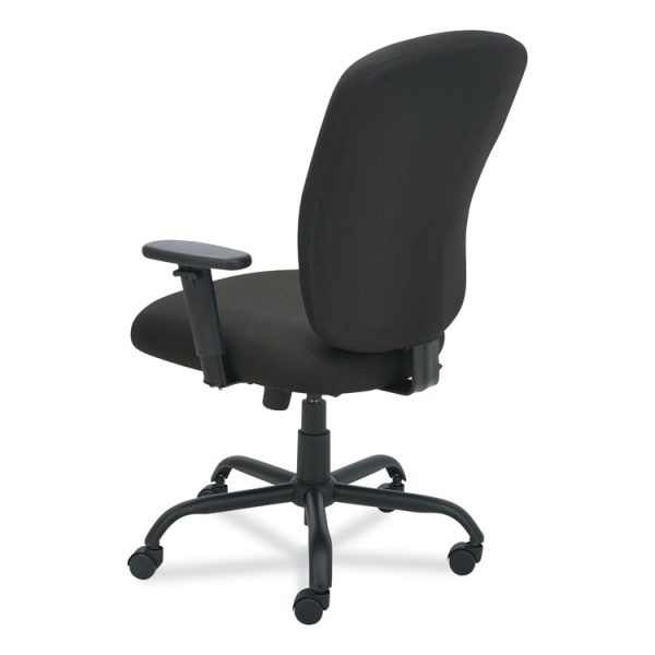 Alera Mota Series Big And Tall Chair, Supports Up To 450 Lb, 19.68" To 23.22" Seat Height, Black - Image 7