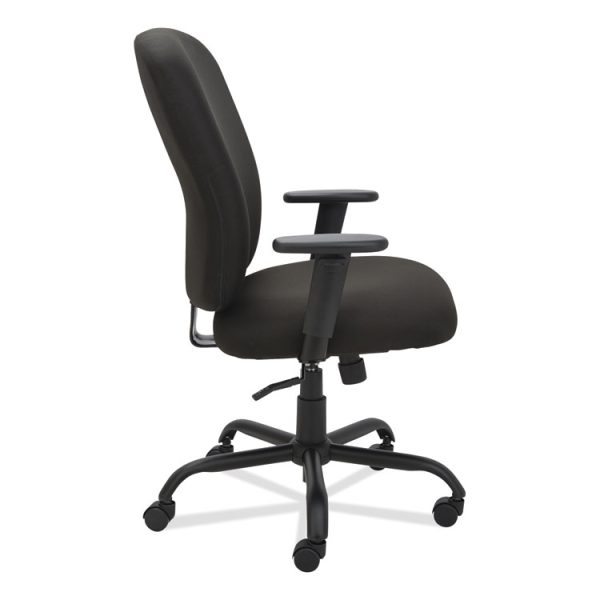 Alera Mota Series Big And Tall Chair, Supports Up To 450 Lb, 19.68" To 23.22" Seat Height, Black - Image 9