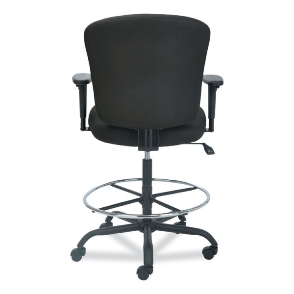 Alera Mota Series Big And Tall Stool, Supports Up To 450 Lb, 28.74" To 32.67" Seat Height, Black - Image 6