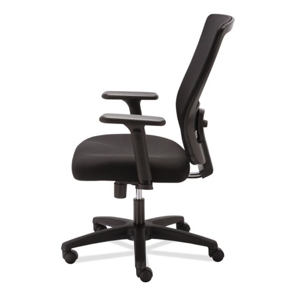Alera Envy Series Mesh High-Back Swivel/tilt Chair, Supports Up To 250 Lb, 16.88" To 21.5" Seat Height, Black - Image 8