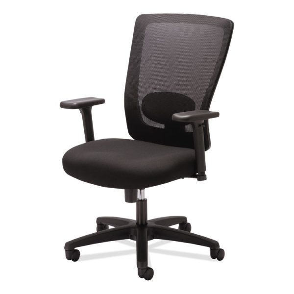Alera Envy Series Mesh High-Back Swivel/tilt Chair, Supports Up To 250 Lb, 16.88" To 21.5" Seat Height, Black - Image 10