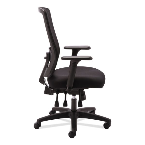 Alera Envy Series Mesh High-Back Multifunction Chair, Supports Up To 250 Lb, 16.88" To 21.5" Seat Height, Black - Image 7