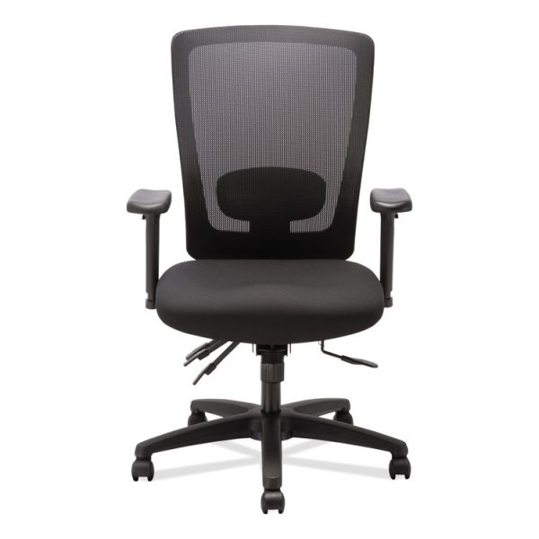 Alera Envy Series Mesh High-Back Multifunction Chair, Supports Up To 250 Lb, 16.88" To 21.5" Seat Height, Black - Image 8
