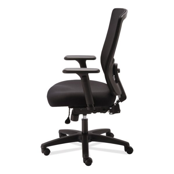 Alera Envy Series Mesh High-Back Multifunction Chair, Supports Up To 250 Lb, 16.88" To 21.5" Seat Height, Black - Image 10