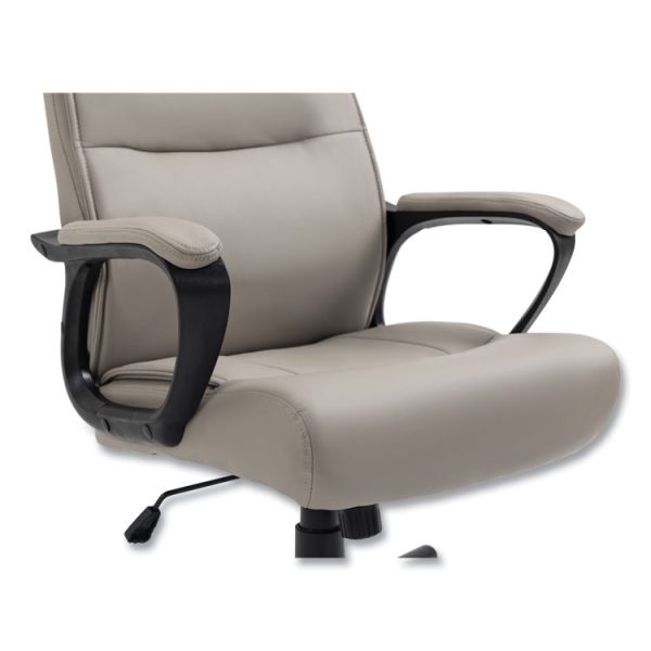 Alera Oxnam Series High-Back Task Chair, Supports Up to 275 lbs, 17.56" to 21.38" Seat Height, Tan Seat/Back, Black Base - Image 7