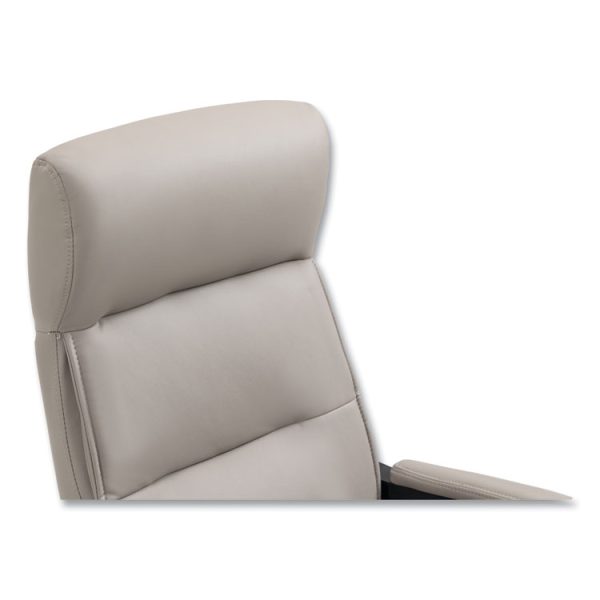 Alera Oxnam Series High-Back Task Chair, Supports Up to 275 lbs, 17.56" to 21.38" Seat Height, Tan Seat/Back, Black Base - Image 6