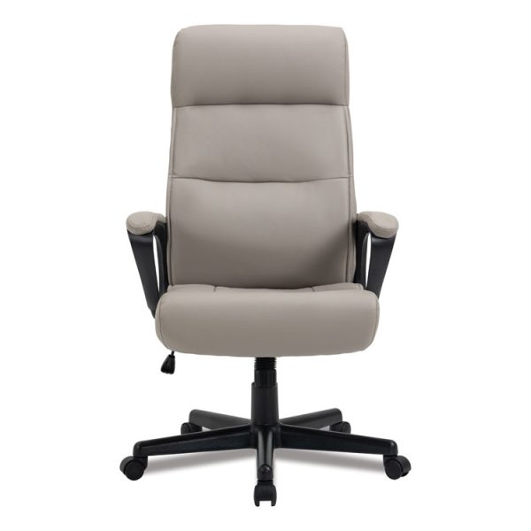 Alera Oxnam Series High-Back Task Chair, Supports Up to 275 lbs, 17.56" to 21.38" Seat Height, Tan Seat/Back, Black Base - Image 2
