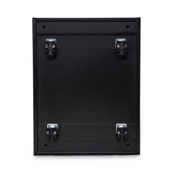 File Pedestal, Left Or Right, 3-Drawers: Box/box/file, Legal/letter, Black, 14.96" X 19.29" X 27.75" - Image 9