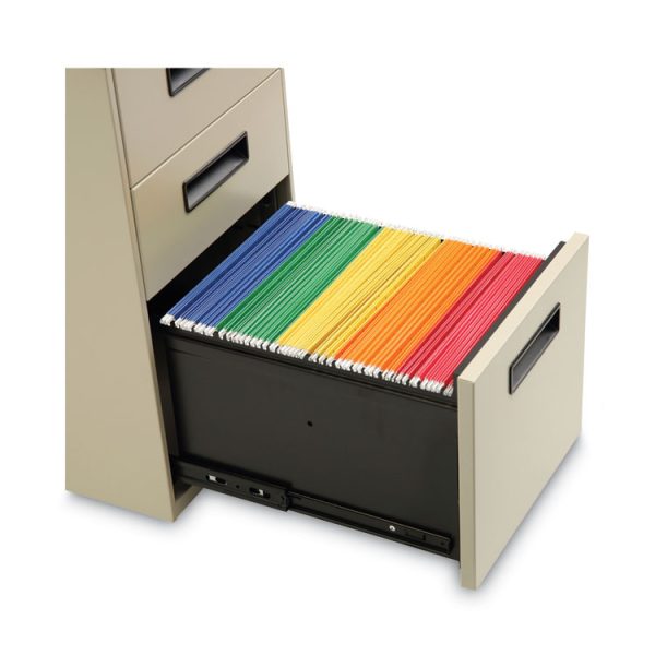 File Pedestal, Left Or Right, 3-Drawers: Box/box/file, Legal/letter, Putty, 14.96" X 19.29" X 27.75" - Image 6