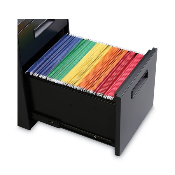 File Pedestal, Left Or Right, 2-Drawers: Box/file, Legal/letter, Charcoal, 14.96" X 19.29" X 21.65" - Image 6