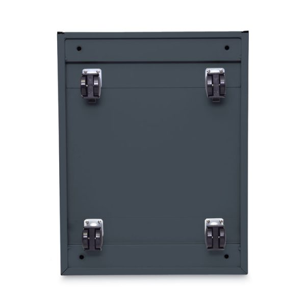 File Pedestal, Left Or Right, 2-Drawers: Box/file, Legal/letter, Charcoal, 14.96" X 19.29" X 21.65" - Image 9