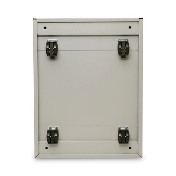 File Pedestal, Left Or Right, 2 Legal/letter-Size File Drawers, Putty, 14.96" X 19.29" X 27.75" - Image 9