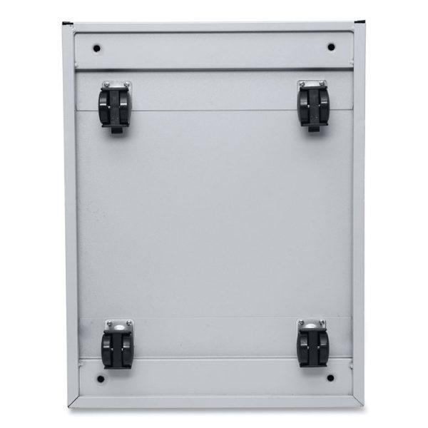 File Pedestal With Full-Length Pull, Left Or Right, 2-Drawers: Box/file, Legal/letter, Light Gray, 14.96" X 19.29" X 21.65" - Image 8