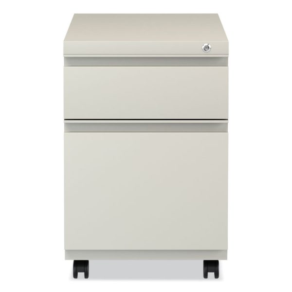 File Pedestal With Full-Length Pull, Left Or Right, 2-Drawers: Box/file, Legal/letter, Putty, 14.96" X 19.29" X 21.65" - Image 5