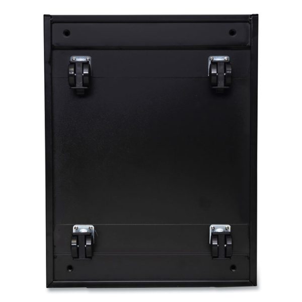 File Pedestal With Full-Length Pull, Left Or Right, 2 Legal/letter-Size File Drawers, Black, 14.96" X 19.29" X 27.75" - Image 8