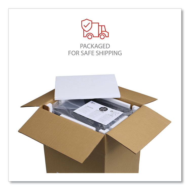 File Pedestal With Full-Length Pull, Left Or Right, 2 Legal/letter-Size File Drawers, Charcoal, 14.96" X 19.29" X 27.75" - Image 7