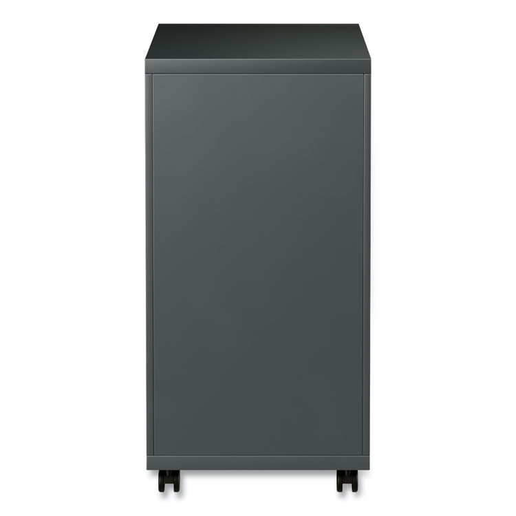 File Pedestal With Full-Length Pull, Left Or Right, 2 Legal/letter-Size File Drawers, Charcoal, 14.96" X 19.29" X 27.75" - Image 9