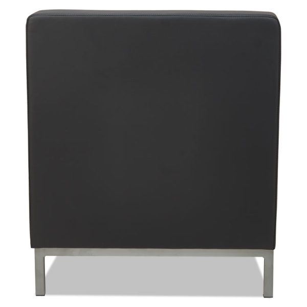 Alera Qub Series Armless L Sectional, 26.38w X 26.38d X 30.5h, Black - Image 5