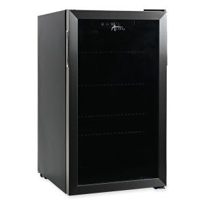 3.4 Cu. Ft. Beverage Cooler, Stainless Steel/black