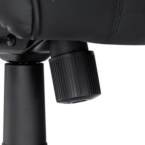 Alera Strada Series High-Back Swivel/tilt Top-Grain Leather Chair, Supports Up To 275 Lb, 17.91" To 21.85" Seat Height, Black - Image 2