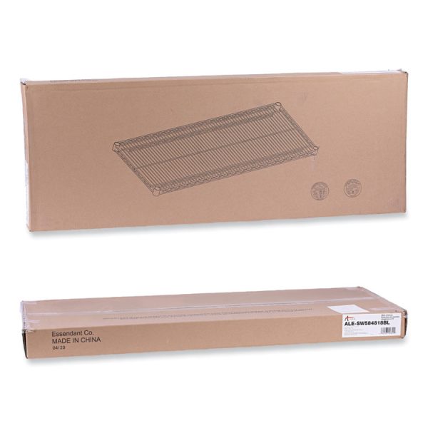 Industrial Wire Shelving Extra Wire Shelves, 48w X 18d, Black, 2 Shelves/carton - Image 7