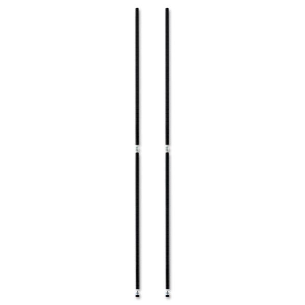 Stackable Posts For Wire Shelving, 36 "high, Black, 4/pack - Image 3