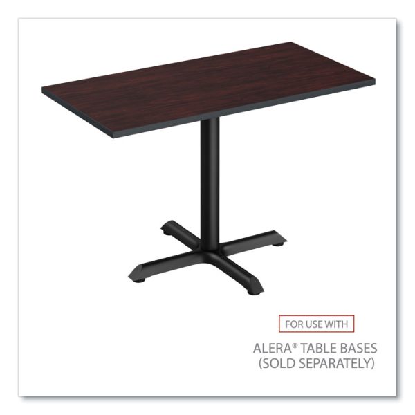 Reversible Laminate Table Top, Rectangular, 47.63 X 23.63, Medium Cherry/mahogany - Image 4