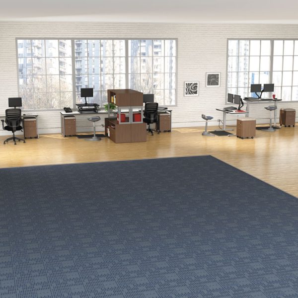 Reversible Laminate Table Top, Rectangular, 47.63w X 23.63d, White/gray - Image 6