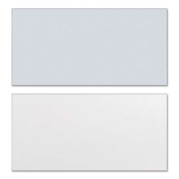 Reversible Laminate Table Top, Rectangular, 47.63w X 23.63d, White/gray - Image 2