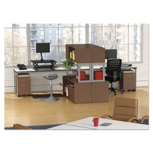 Reversible Laminate Table Top, Rectangular, 71.5w X 23.63d, White/gray - Image 3