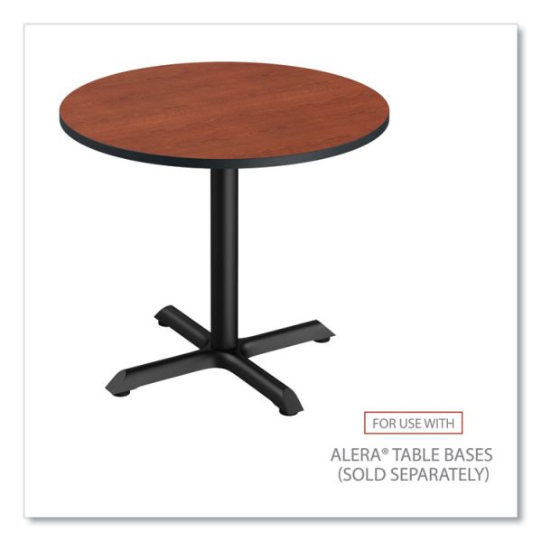 Reversible Laminate Table Top, Round, 35.5" Diameter, Medium Cherry/Mahogany - Image 4