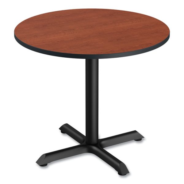 Reversible Laminate Table Top, Round, 35.5" Diameter, Medium Cherry/Mahogany - Image 5