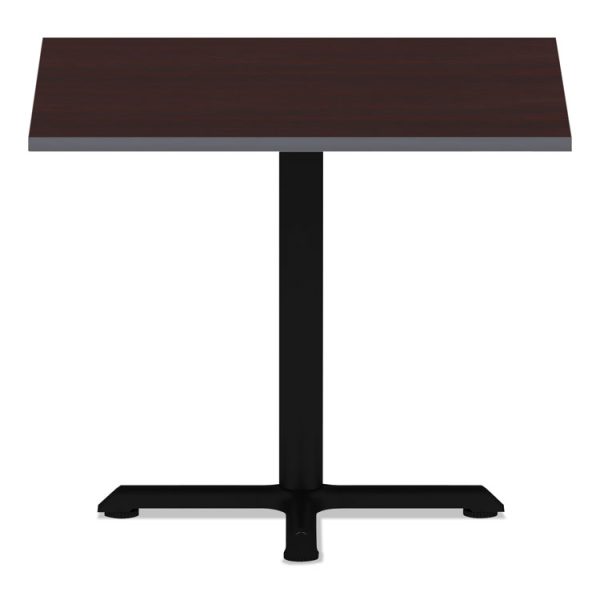 Reversible Laminate Table Top, Square, 35.38w X 35.38d, Medium Cherry/mahogany - Image 2