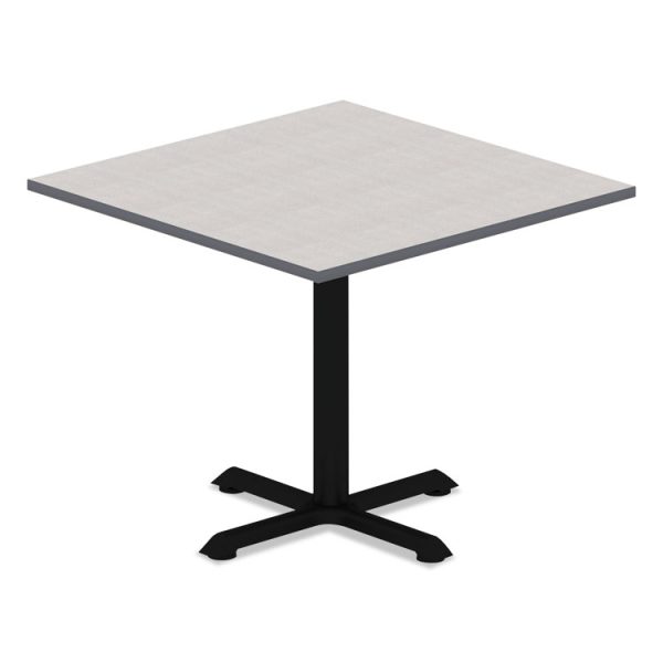 Reversible Laminate Table Top, Square, 35.38w X 35.38d, White/gray - Image 3