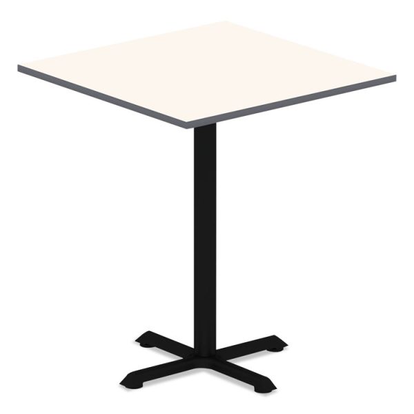 Reversible Laminate Table Top, Square, 35.38w X 35.38d, White/gray - Image 5