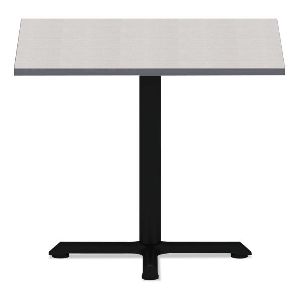 Reversible Laminate Table Top, Square, 35.38w X 35.38d, White/gray - Image 2