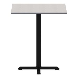 Reversible Laminate Table Top, Square, 35.38w X 35.38d, White/gray