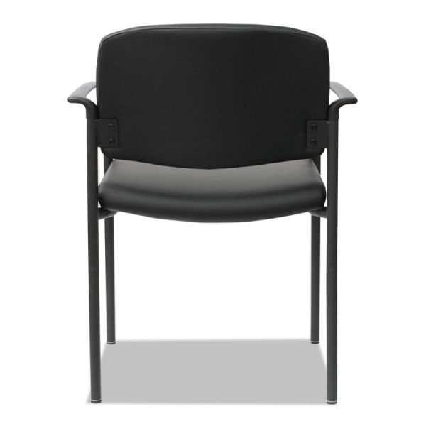 Alera Sorrento Series Ultra-Cushioned Stacking Guest Chair, 25.59" x 24.01" x 33.85", Black, 2/Carton - Image 4