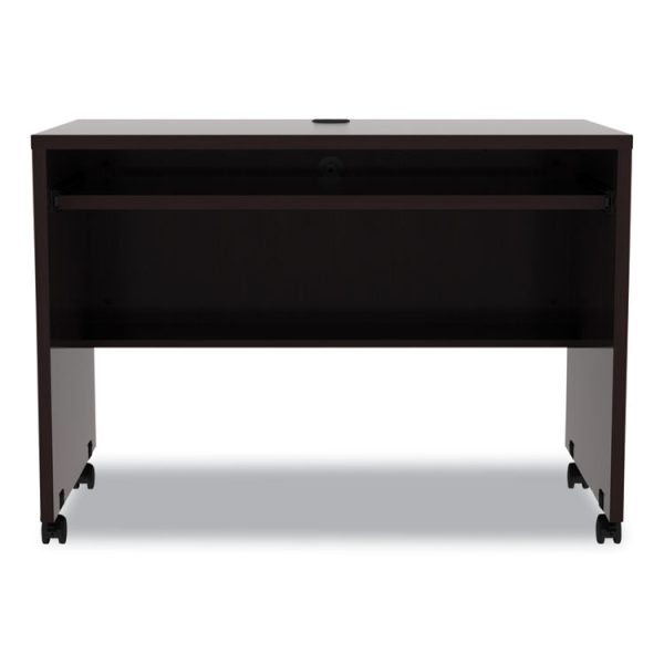 Alera Valencia Series Mobile Workstation Desk, 41.38" X 23.63" X 30", Espresso - Image 5