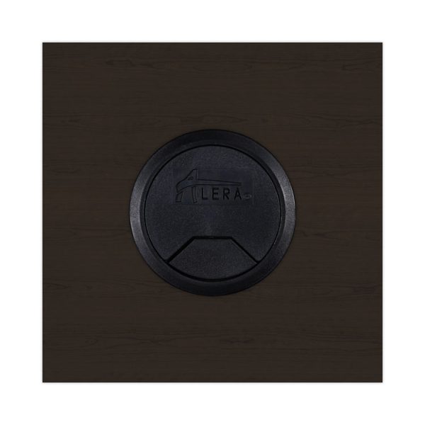 Alera Valencia Series Straight Front Desk Shell, 47.25" X 29.5" X 29.63", Espresso - Image 8