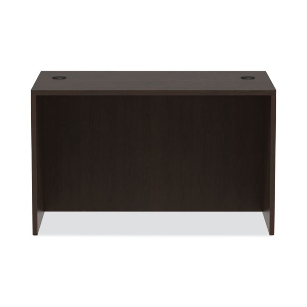 Alera Valencia Series Straight Front Desk Shell, 47.25" X 29.5" X 29.63", Espresso - Image 7
