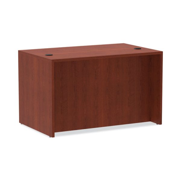 Alera Valencia Series Straight Front Desk Shell, 47.25" X 29.5" X 29.63", Medium Cherry - Image 5