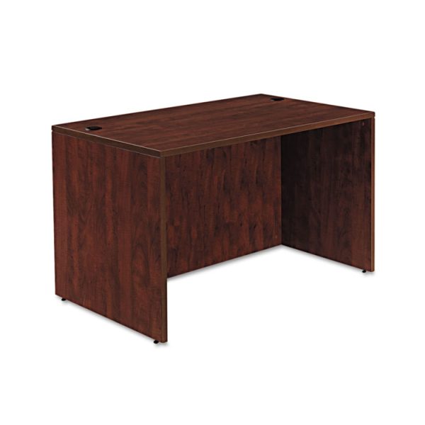 Alera Valencia Series Straight Front Desk Shell, 47.25" X 29.5" X 29.63", Mahogany - Image 3