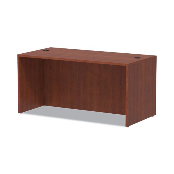 Alera Valencia Series Straight Front Desk Shell, 59.13" X 29.5" X 29.63", Medium Cherry - Image 6