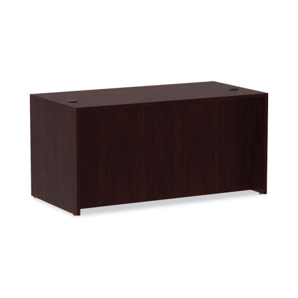 Alera Valencia Series Straight Front Desk Shell, 59.13" X 29.5" X 29.63", Mahogany - Image 5