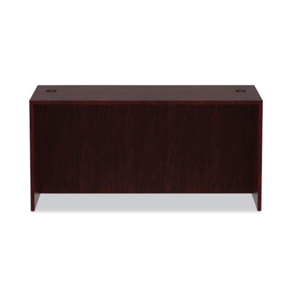 Alera Valencia Series Straight Front Desk Shell, 59.13" X 29.5" X 29.63", Mahogany - Image 7