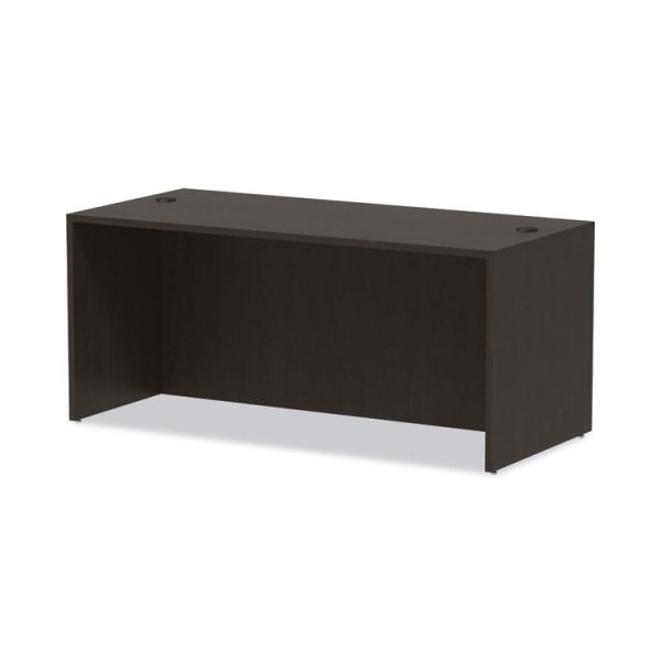 Alera Valencia Series Straight Front Desk Shell, 65" X 29.5" X 29.63", Espresso - Image 6